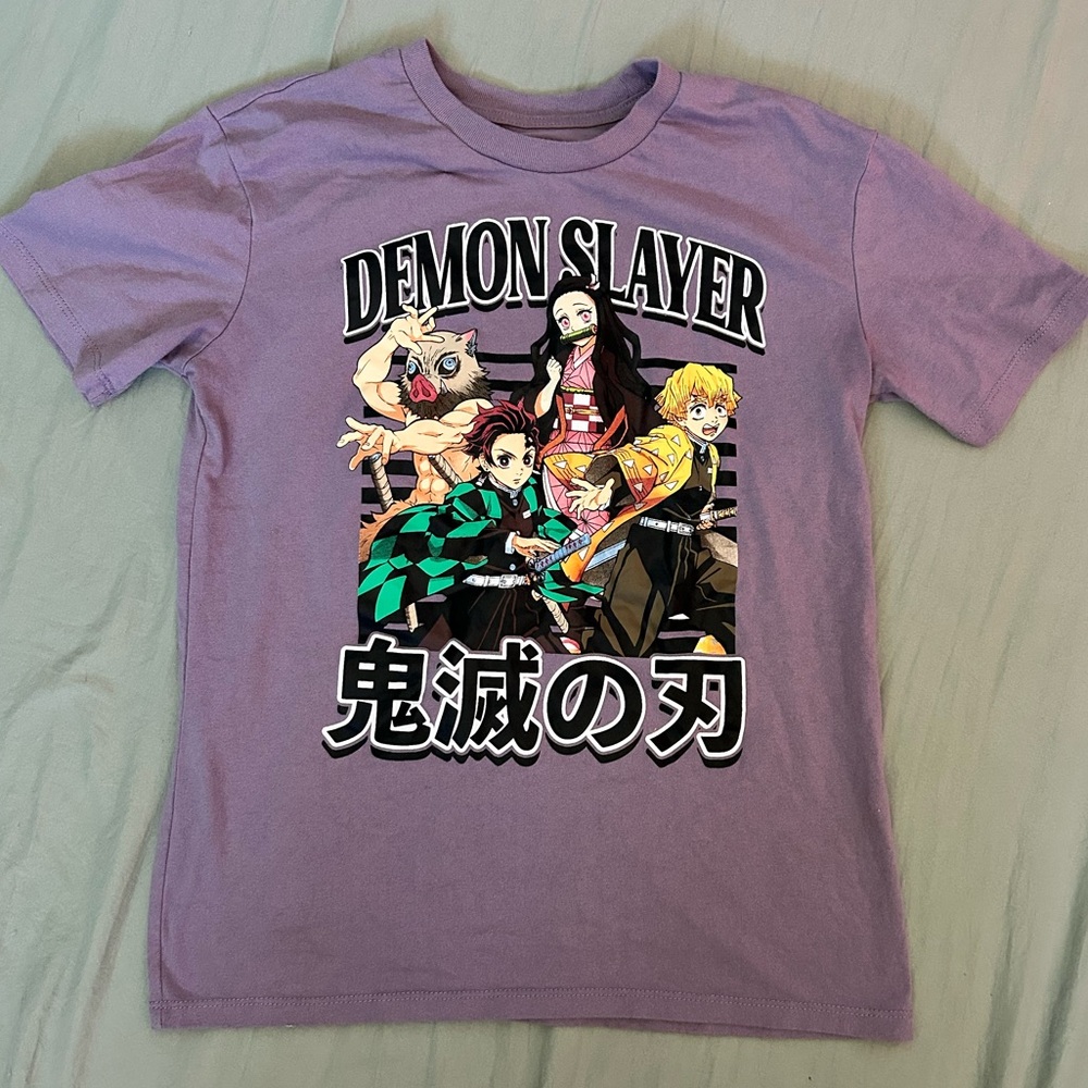 Demon Slayer Women's Purple Graphic Tee